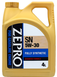 Моторное масло ZEPRO GASOLINE 5W30 SN/GF-5 4L синтетика/бензин 30011332-004