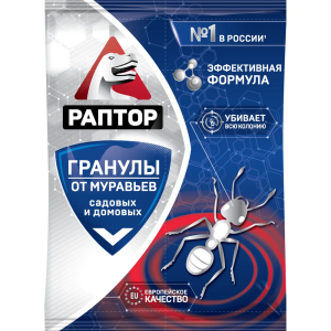Раптор Средство от муравьев в гранулах Саше(5175) 100г Х81421