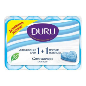 Мыло туалетное Duru 4*80г в ассорт  974601