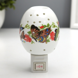 Светильник "Бабочка" 1х7Вт Е11 белый 7,5х7,5х12см 10553442 ОБ004085