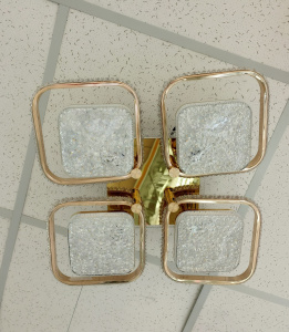 Люстра светодиодная 9021/4+4 44357
