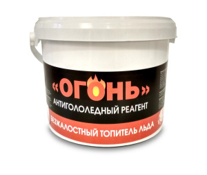 Антигололедный реагент ОГОНЬ евроведро 25кг 23275