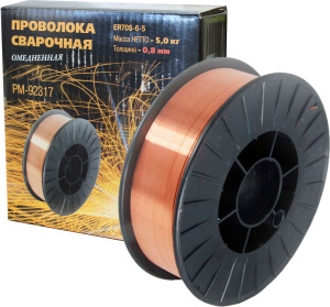 Проволока сварочная омедненная ADK ER70S-6 d-0,8мм 5,0кг КС-28 75608