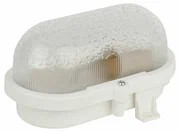 Светильник накладной НБП 01-60-012 белый. овал "Банник" Е27 60W IP54 пластик ОБ1020344