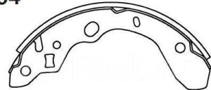 А4-9 Барабанные тормозные колодки GS-03394 (G-brake)