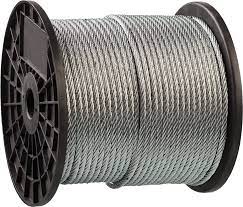 Трос стальной оцинкованный в оплетке  5,0 мм DIN 3060/3055 FORCE LIFTING 04158