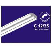 Плинтус потолочный С12/35 2м (27*32) 54882