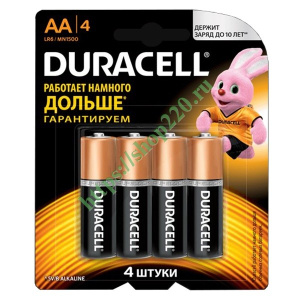 Батарейка АА Duracell LR6 СТ06435
