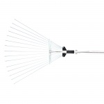 Грабли веерные 15 зуб. раздвижные, мет. черенок (61756) 864319