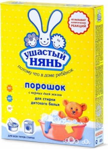 Стиральный порошок "Ушастый нянь", для детского белья, 400 г Х960574