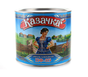 Эмаль ПФ-115 "Казачка" салатная 2,8кг 58160