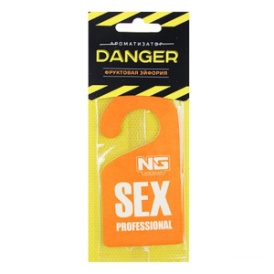 Ароматизатор подвесной Danger/Sexprofessional, фруктовая эйфория "NG" 794-319