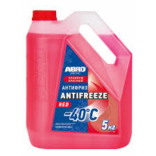 Антифриз "ABRO" красный G12 -40C (5кг) AF-655-L
