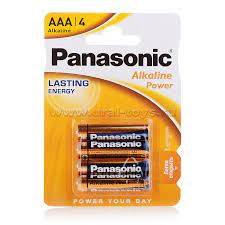 Батарейка Panasonic Alkaline LR03 4BP 190045