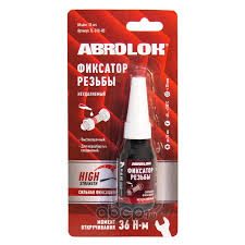 Фиксатор резьбы красный (неудаляемый) 10мл ABRO 056398