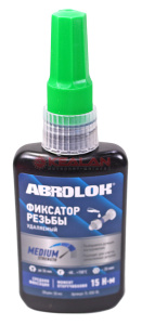 Фиксатор резьбы красный ABRO (удаляемый) 50мл. TL-050-BL