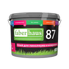 Клей для линолеума и ковролина 1 кг Faber haus 87 899850