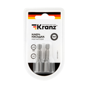 Ключ-насадка магнитная 1/4" 6х48 мм Kranz КР73963