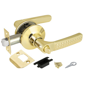 Ручка защелка DK626 PB-BK (6026 PB-B) (фик.) золото (36849) (PUNTO) 31838