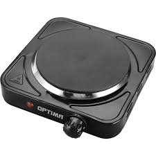 Плита электрическая OPTIMA OS-111B (1 чугунная конфорка 155мм, 1000Вт) 67844