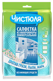 Салфетка ЧИСТЮЛЯ из микрофибры универсальная 046665