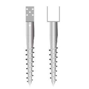 Винтовая свая с U-образным фланцем U91*1000/870*1.7мм (без болтов) 67766