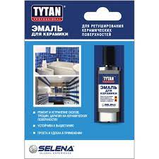 Реставратор TYTAN Professional Эмаль для керамики, 8 мл, белая 88229