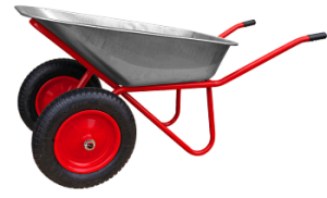 Тачка строительная 2-кол.  118л/250кг 978913