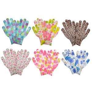 Перчатки резиновые цветные 027237