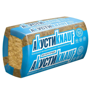 Утеплитель"АкустикKnauf АS 037 (1250*610*50мм)16шт/12.2м2/0,610м3/уп... 60064