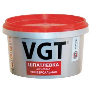 Шпатлевка универсальная акриловая влагостойкая ВГТ 1кг 61290