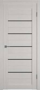 ПОД ЗАКАЗ Дверное полотно Атум Х5 800x2000 Bianco Black gloss 38615