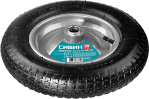 Колесо пневматическое СИБИН 3,25-8, D-360мм, подшипник D-25,4мм (39910-3) 058750