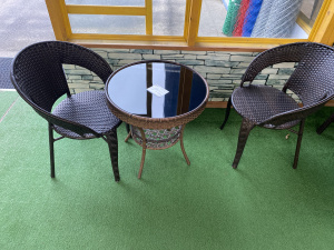 Набор плет. мебели стол+2стула 804595