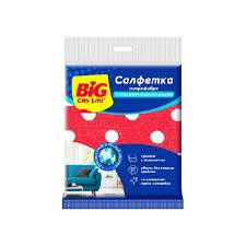 Салфетка микрофибра мультифункциональная горох 1шт 046603