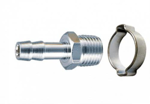 Переходник 1/4"М на елочку 6х11мм наружная резьба 64924-1/4-06