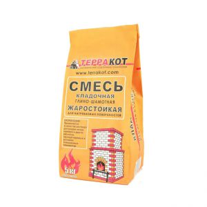 Смесь кладочная глино-шамотная " Терракот" 5кг 30784