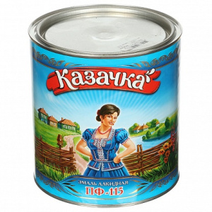 Эмаль ПФ-115 "Казачка" голубая 0,9кг 71244