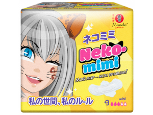Прокладки гигиенические женские Maneki мини 180мм 9шт (2108) Х741043