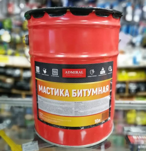 Мастика битумная (10л/9кг) Адмирал Профессионал 923726