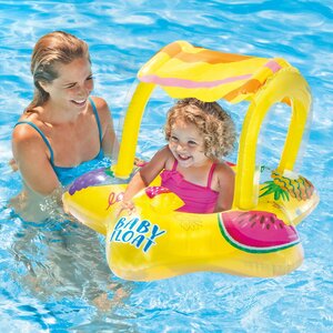 Круг надувной Звезда с навесом 81см 1-2 года РАСПРОДАЖА 806100