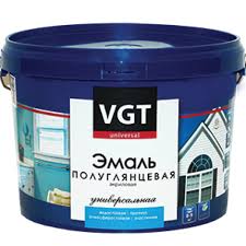 Эмаль акриловая "VGT" полуглянцевая 2,5кг 74696