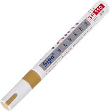 Маркер строительный SIPA PAINT SP110 3мм масляный золото/серебро 09899