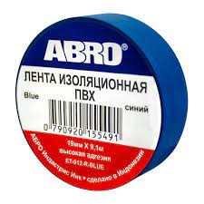 Изолента ПВХ цветная 19*9,1мм  ABRO СТ70402