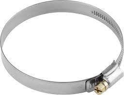 Хомуты нержавеющая сталь,стандартное болтовое крепление 70-90мм (ширина 9 мм) 48237