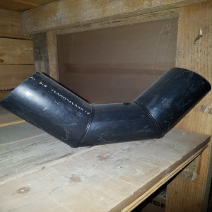 Угол ПЭ D 110мм/90гр 07837