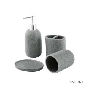 Набор аксессуаров для ванной: флакон с дозатором, стаканы SMS-871 СТ984495