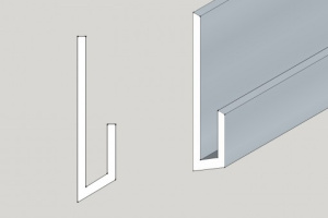 Стартовый профиль (невидимый) 0,008*0,01*3м 21591