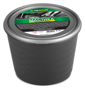 Мастика OILRIGHT резинобитумная 2 кг.21951