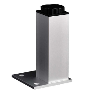 Опора мебельная квадратная алюминиевая 40*40*100 (7.11.4) 809860